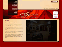 Tablet Screenshot of finessebridalwear.com